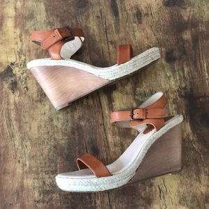 J. Crew Camille Wedge Sandals